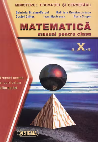 Matematica cls.10 Trunchi Comun + Curriculum Diferențiat