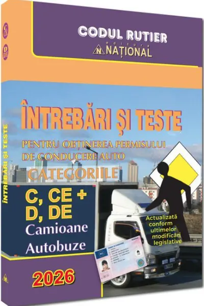 Intrebari si teste pentru obtinerea permisului de conducere auto