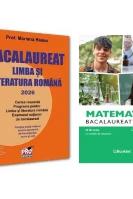 Pachet Bacalaureat 2026. Limba si literatura romana si Matematica M2 Profil Stiinte ale naturii - Mariana Badea, Claudia Temneanu