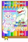 Grafizme cu roboti si dinozauri.