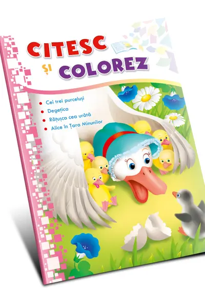 Citesc si colorez - Ratusca cea urata