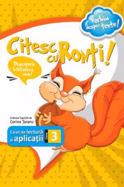 Citesc cu Ronți! Caiet de lectură și aplicații - Clasa 3