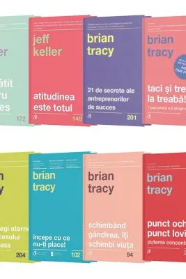 Pachet format din 8 titluri Pregatit pentru succes, Atitudinea este totul. Schimba-ti atitudinea - Brian Tracy, Jeff Keller