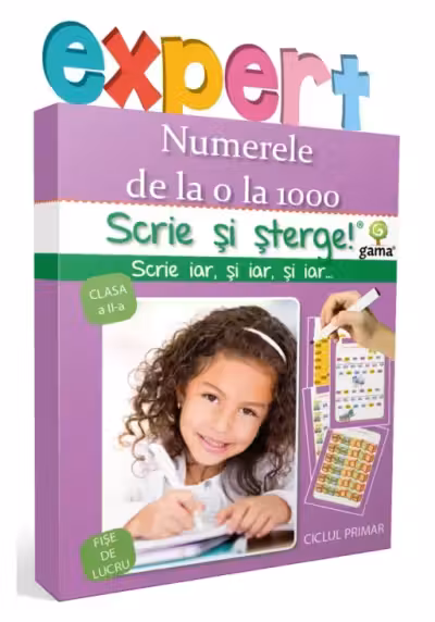 Numerele de la 0 la 1000 - Scrie si sterge - Expert