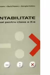 Contabilitate, clasa a 10-a