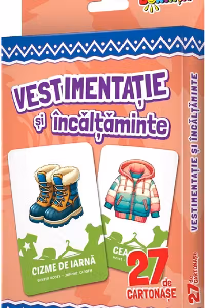 27 de cartonase. Vestimentatie si incaltaminte