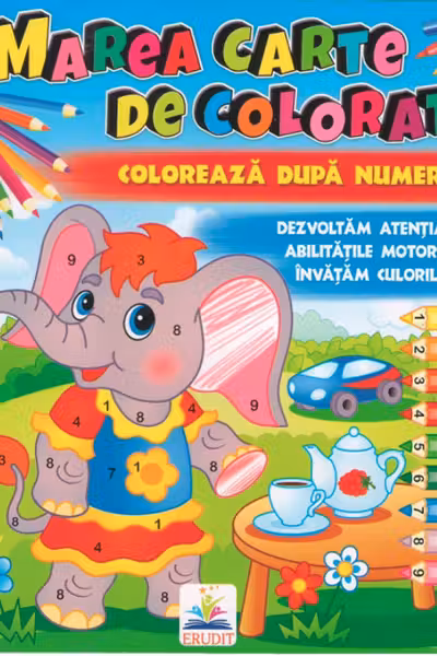 Marea carte de colorat. Coloreazа dupа numere