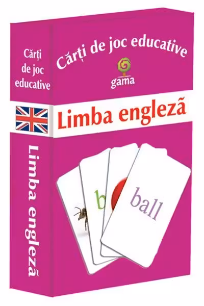 Carti de joc educative - Limba engleza