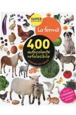 LA FERMA. 400 de autocolante refolosibile