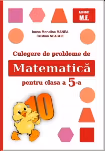 Culegere de probleme de matematica pentru clasa a 5-a (editia 2026)
