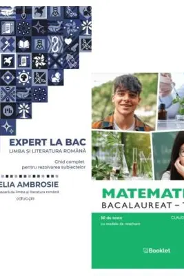 Pachet Bacalaureat 2026. Ghid complet pentru rezolvarea subiectelor Limba si literatura romana si Matematica M2 Profil Stiinte ale naturii - Delia Ambrosie, Claudia Temneanu