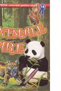 Animale rare - Carte de colorat