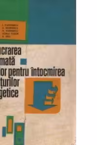 Prelucrarea automata a datelor pentru intocmirea bilanturilor energetice